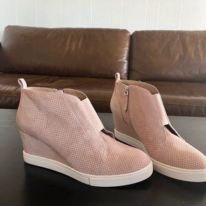 Linea Paolo Wedged Sneaker - Suede